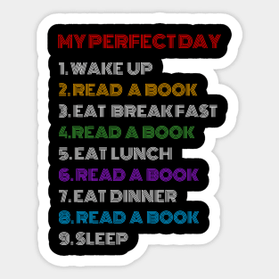 My Perfect Read A Book Gift Sticker